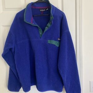Patagonia Purple and Blue Fleece Jacket